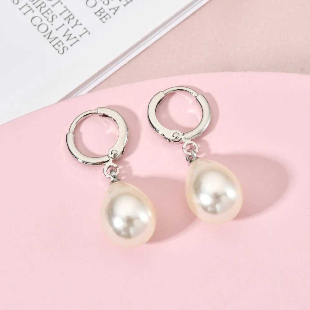 Tsunami Water Drop Pearl Earrings Women/Girls Sweet and Romantic High Quality Earrings ER-458 W241023