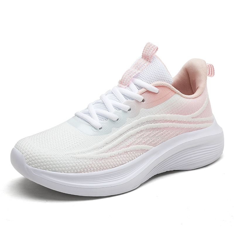Women's Ultralight Running Shoes Shock-absorbing Student Sports Shoes Standing Long Jump Shoes for Girls