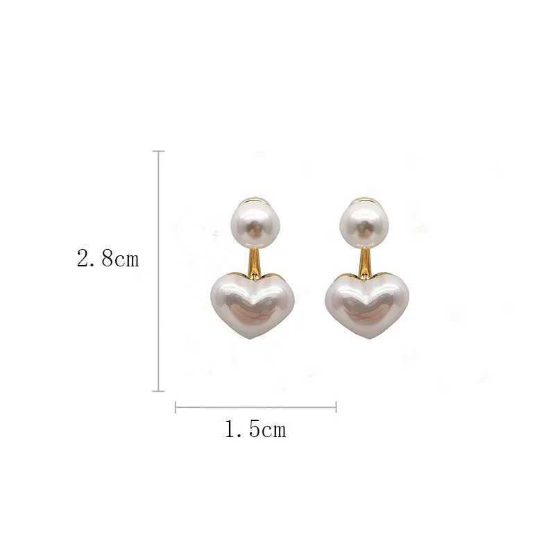 Imitation pearl earrings suitable for women round earring earrings elegant earring party wedding jewelry Valentines Day gifts W241023