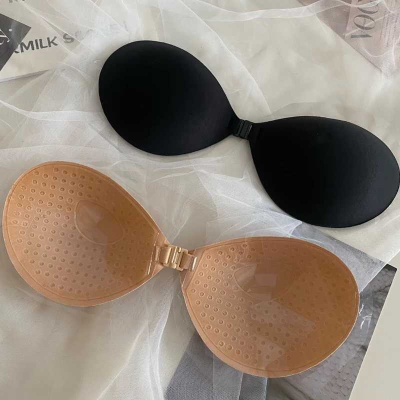 2025 new womens summer chest stickers enhance nude bras self-adhesive bras invisible coverage bras silicone pads sexy strapless brasXJ250324