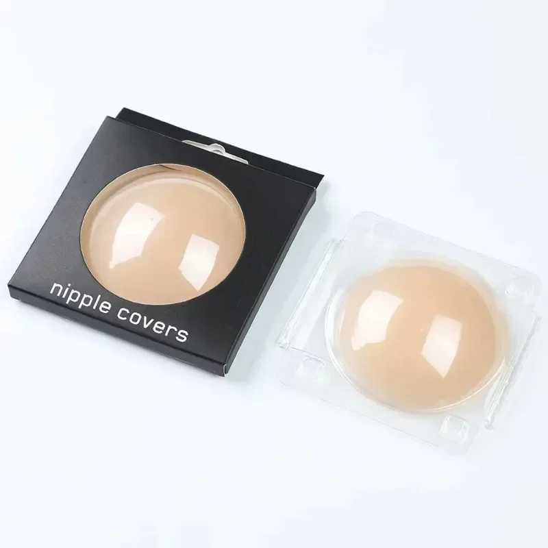 No-glue Solid Nipple Covers Invisible Bra Thin Anti-protrusion Warm Sensation Anti-exposure Chest StickersXJ241024
