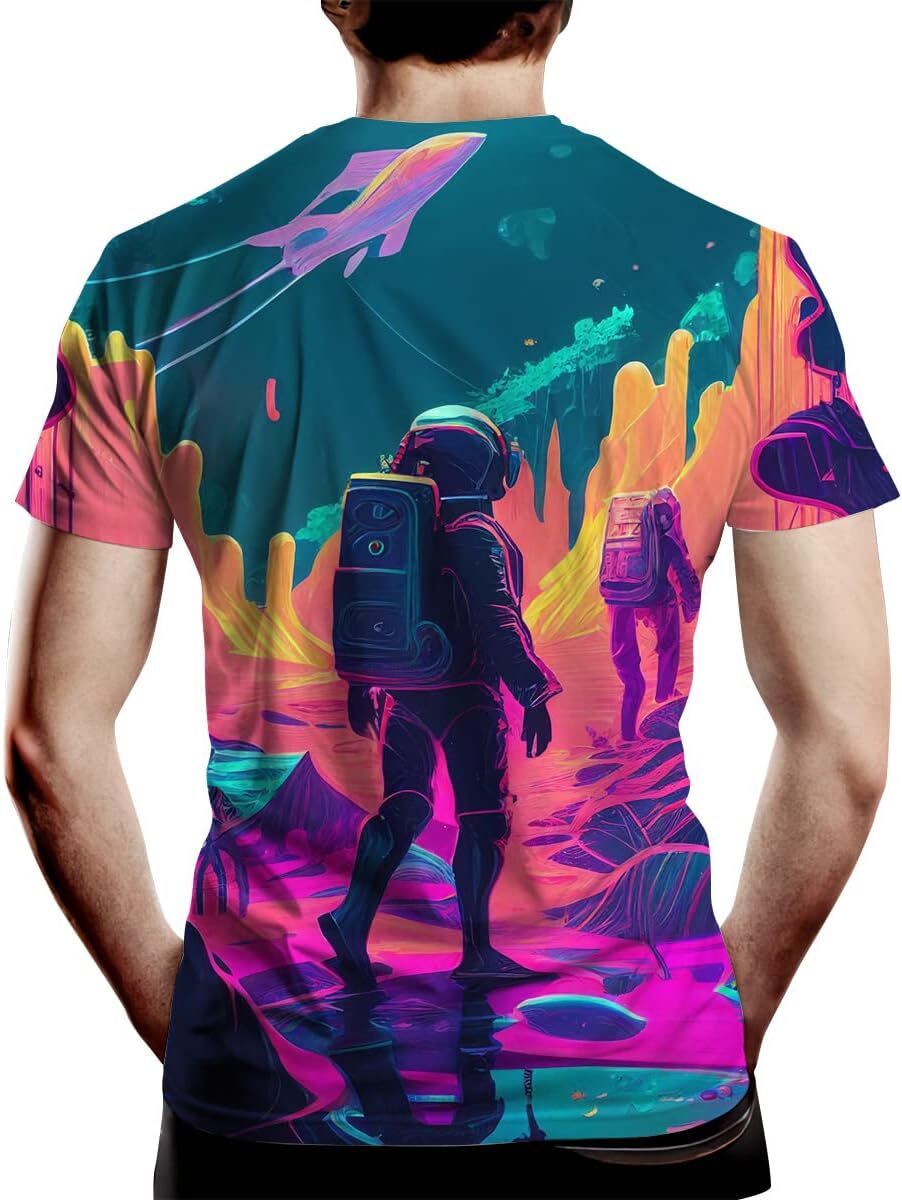 Mens T shirt Graphic Print T-Shirts Casual Novelty Tee Top for Men's tee Casual tops summer clothes trend cool