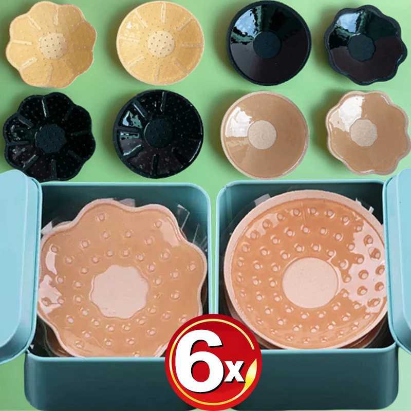 Sexy and reusable breast petals invisible strapless bra cream self-adhesive soft cushion cover silicone breast pad womens party dressXJ250324