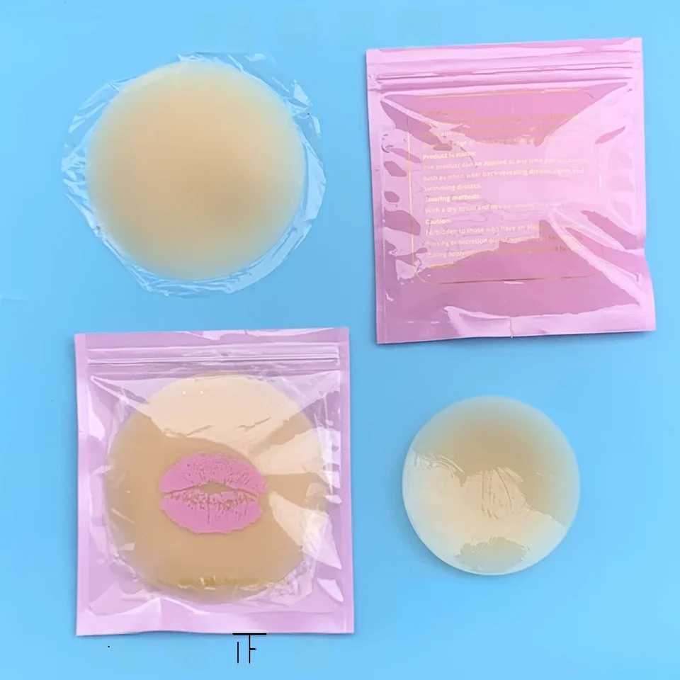 2pcs Silicone Nipple Cover Reusable Nipple Patch Pads Women Invisible Bra Chest Sticker Breast Petal Strapless Lift Bra LingerieXJ241024
