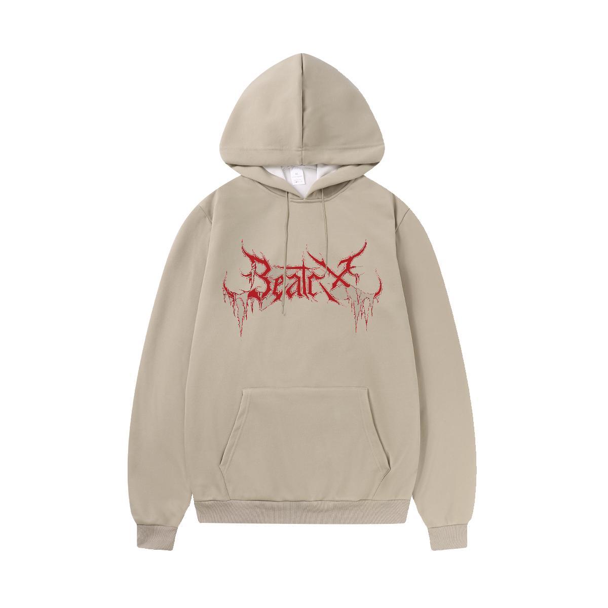 Fashion Design Men Hoodie Breathable Long Sleeve Comfortable Men's Hooded Sweatshirt Plus Size Cartoon Pullover Hoodie High Street Hip Hop Cotton