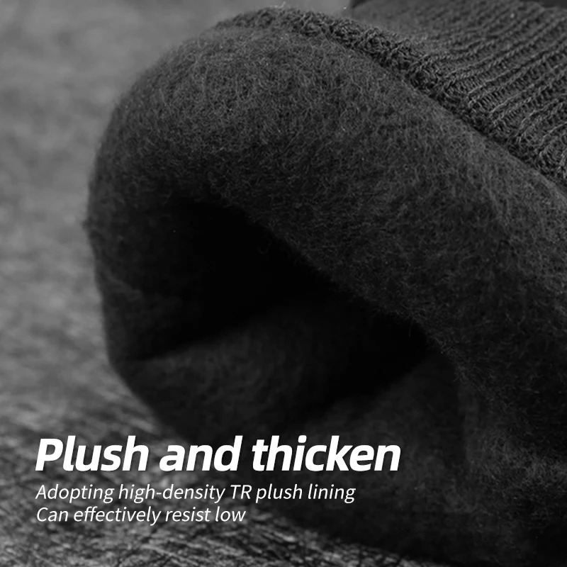 PHMAX Ski Gloves Winter Windproof Snowboard Men Women Wind Proof Thermal Fleece Touch Screen Skating Motorcycle 241024