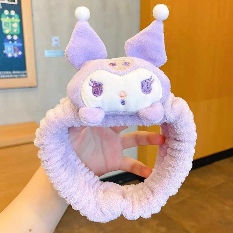 Headbands version cartoon plush cute and super cute jade Guigou hair accessories face washing makeup headband plush doll headband H241024 SZZ4