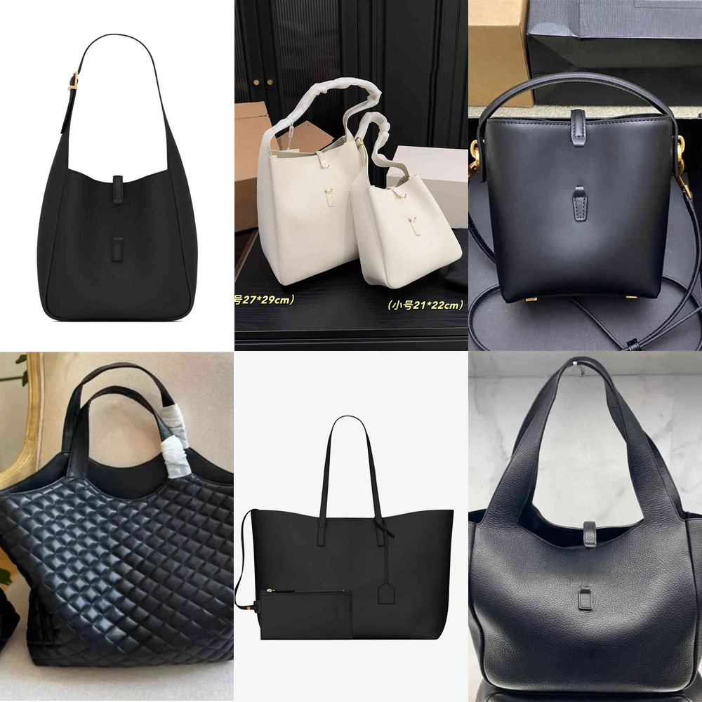 designer leather tote Shoulder large Bag Black Designe Womens totes handbag crossbody hobo shopper lady high-quality fashion bag luxury