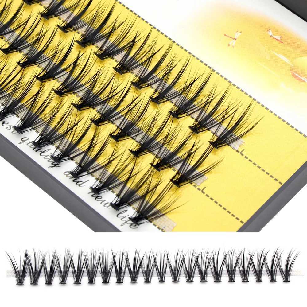 Moonlily soft mink 20D/30D/40D eyelash clusters natural eyelash extension 3D volume effect artificial rabbit personal makeupW241024