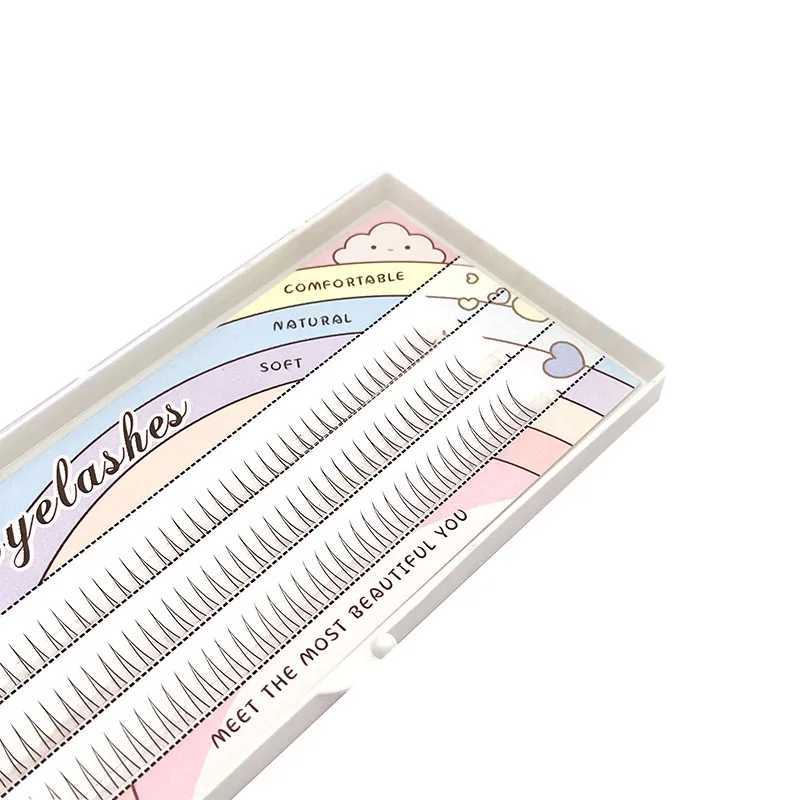 Personal eyelash 120 clusters V-shaped lower eyelashes 5/6/7mm natural lower eyelashes easy to transplant makeup extension toolW241024