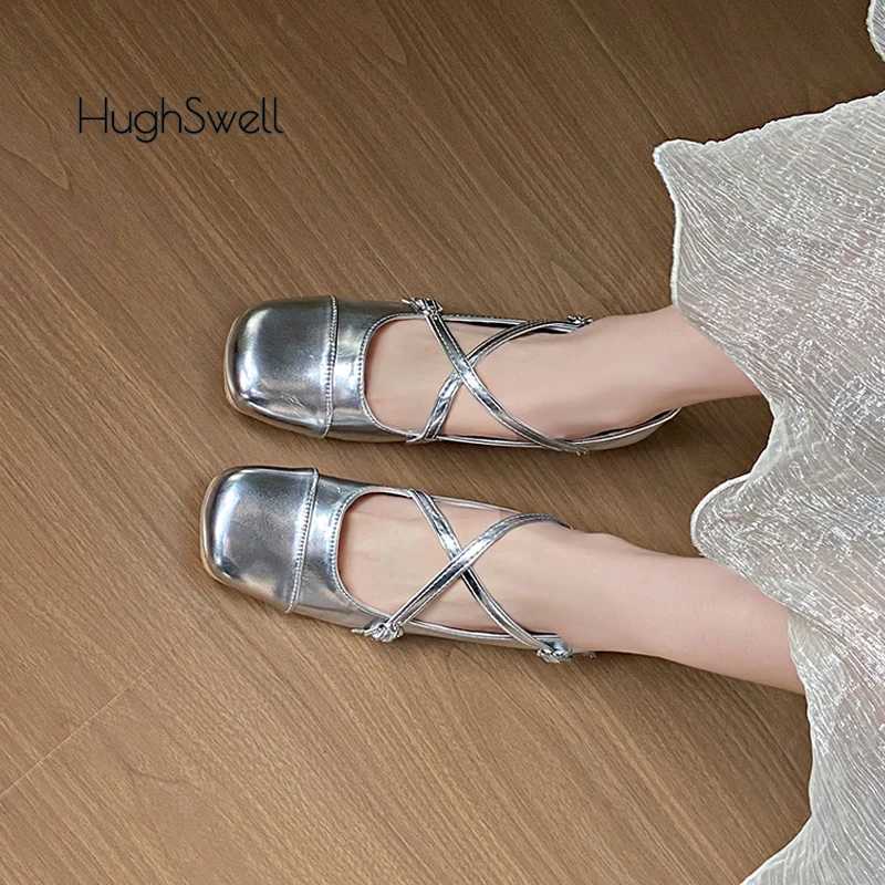 High Quality Classic red patent leather cross strap Mary Janes womens low heel narrow band ballet dancer shoes Rhine buckle plus size T241024