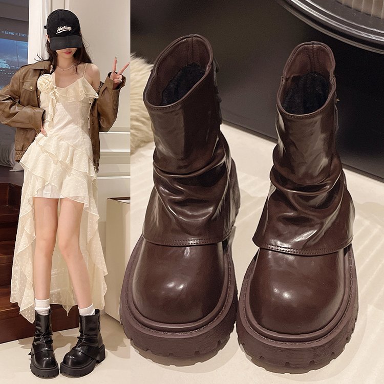 Winter Snow Boots: Stylish Furry Cotton Shoes for Men and Women (2024) 6202