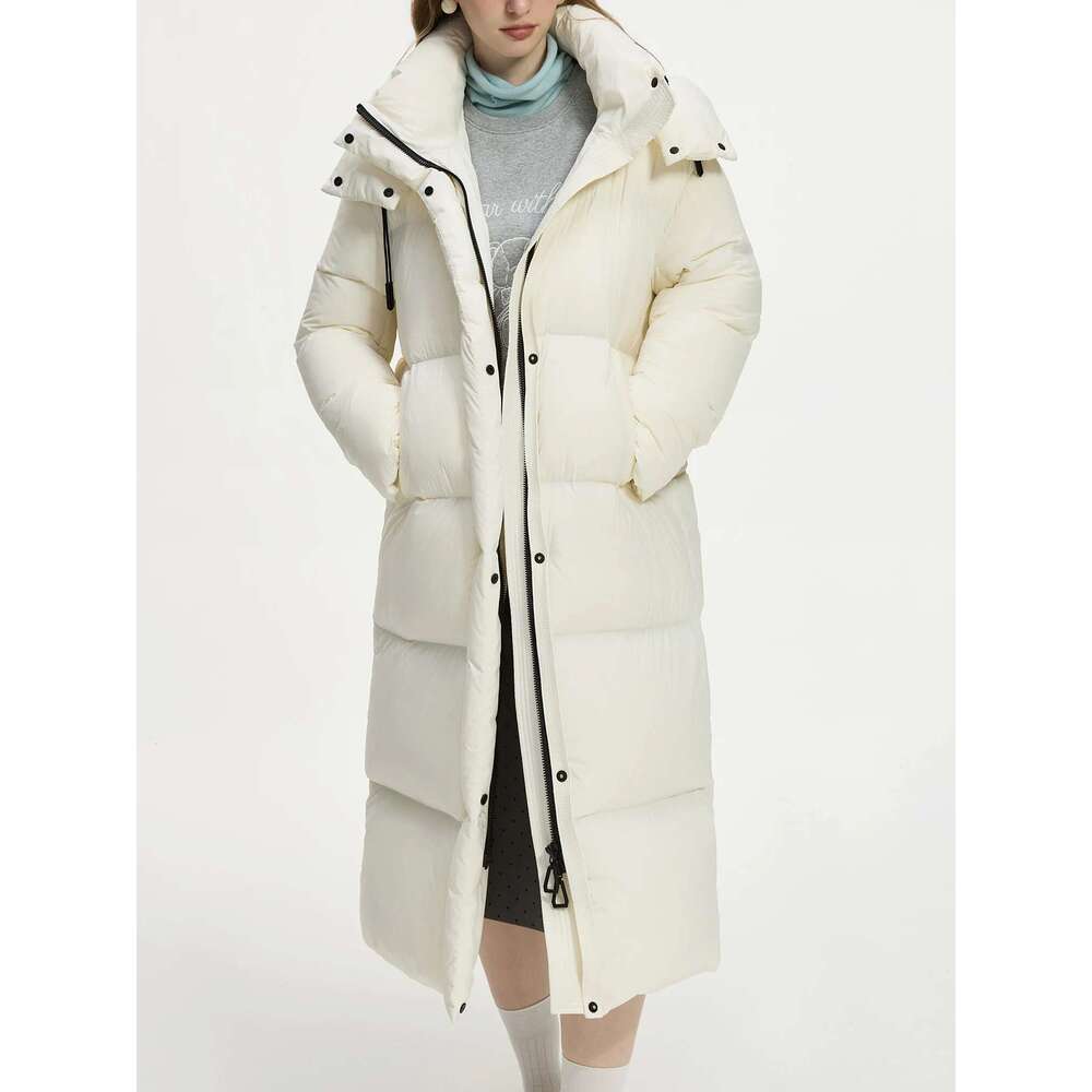 FSLE 251.2G Filg Amount Long Outdoor Warm Down 3 Colors Jacket For Women Winter 2024 New Versatile Chic Coat 24Fs14081