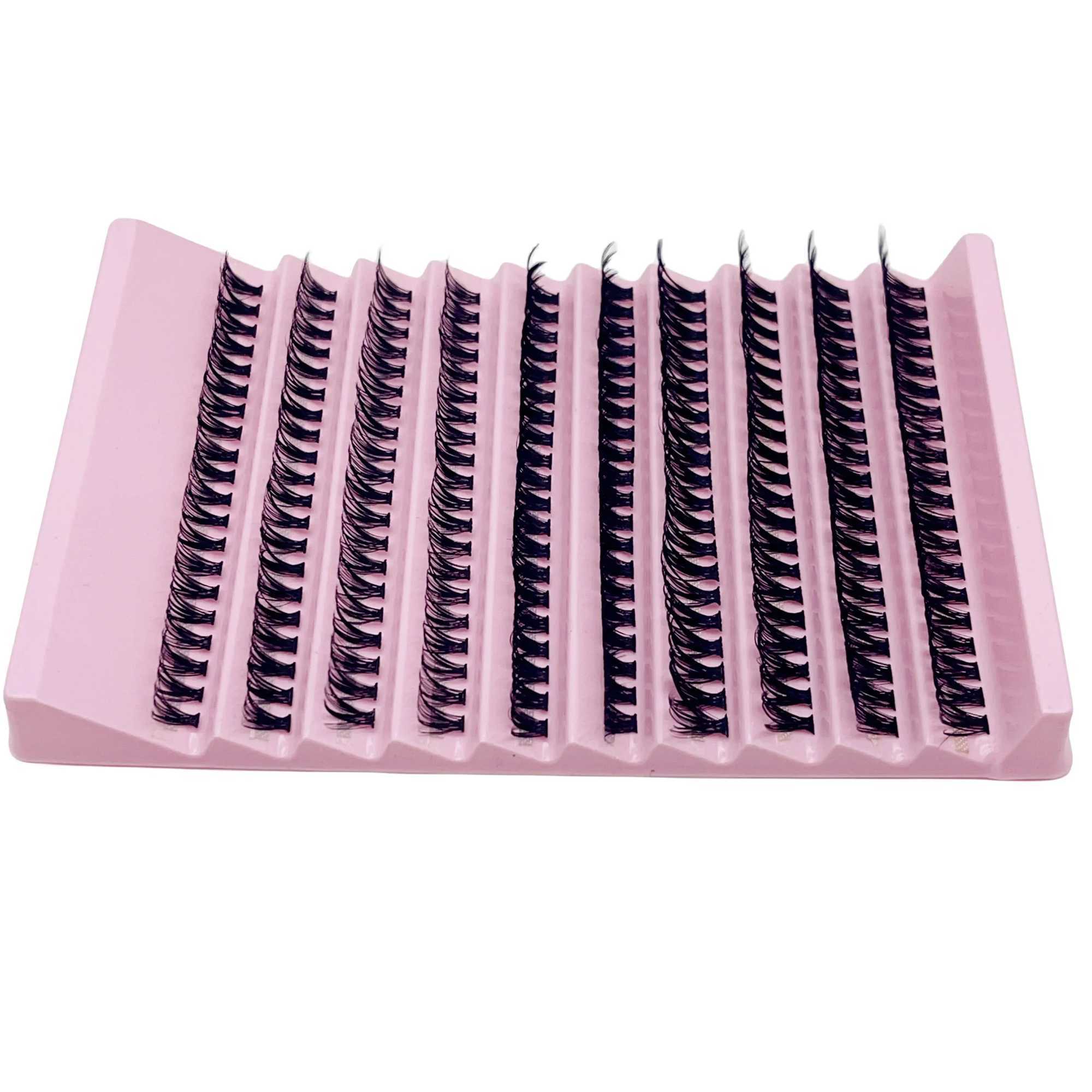 Personal eyelashes 8-16mm 200pcs cluster eyelashes natural appearance mixed tray DIY eyelash extension curl eyelash cluster eyelash lengthW241024