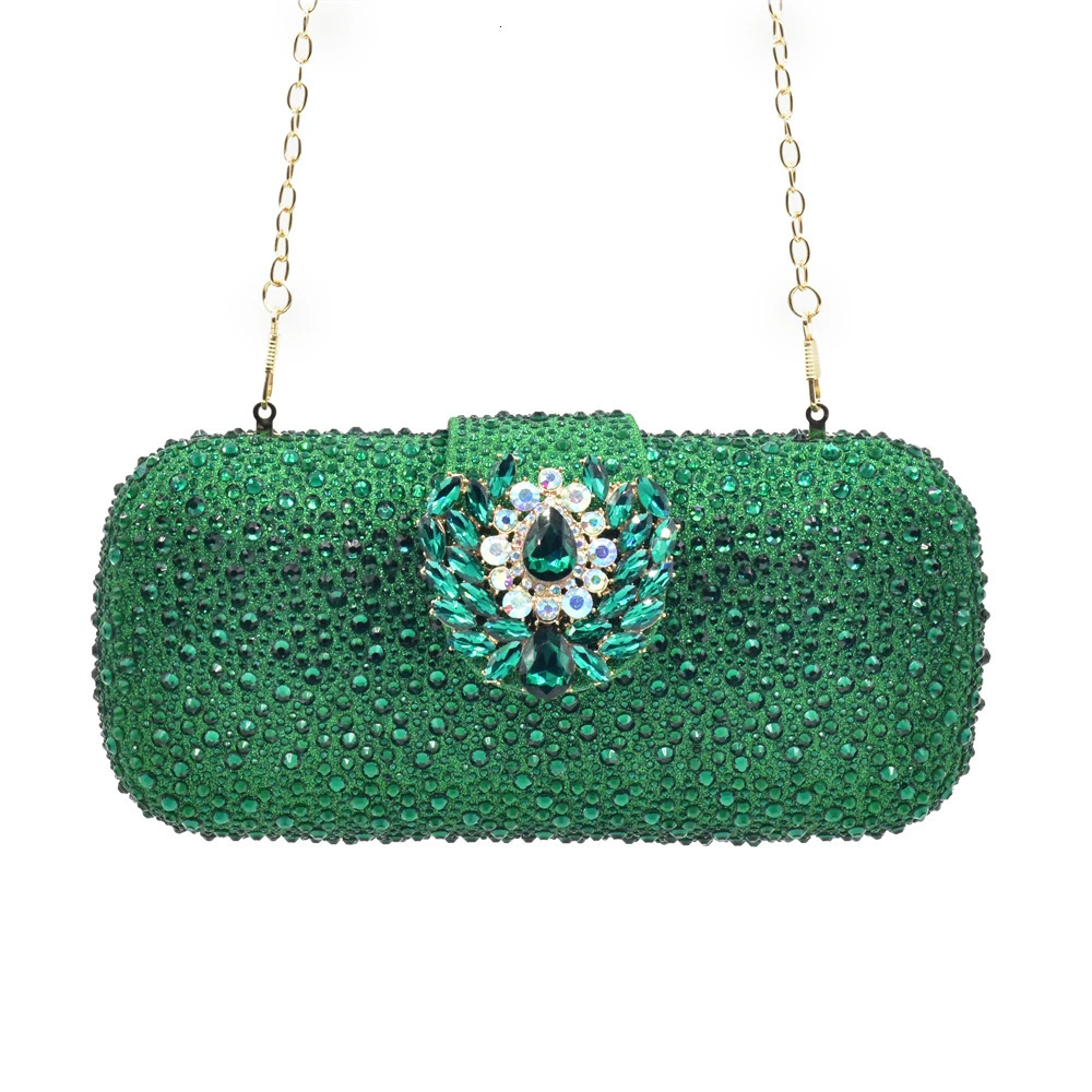 African wedding shoe bag set Nigerian party shoe bag set decorated with Rhinestone elegant high heels pump 241024