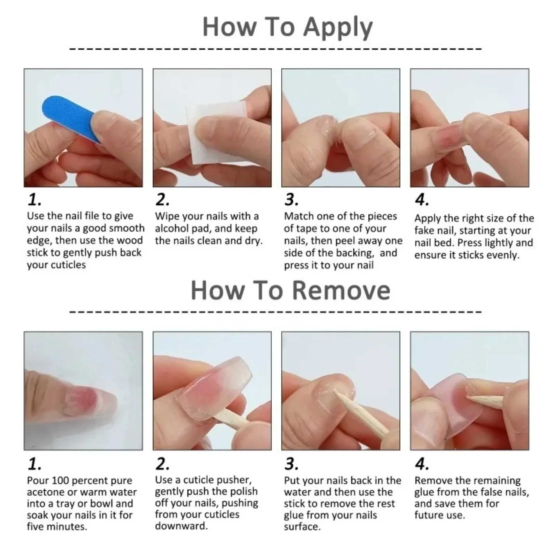 10Pcs French Handmade Press on Nails Fake Nails with Rhinestone Decoration Wearable Stick-on Nails Full Cover False Nail UasXJ241025