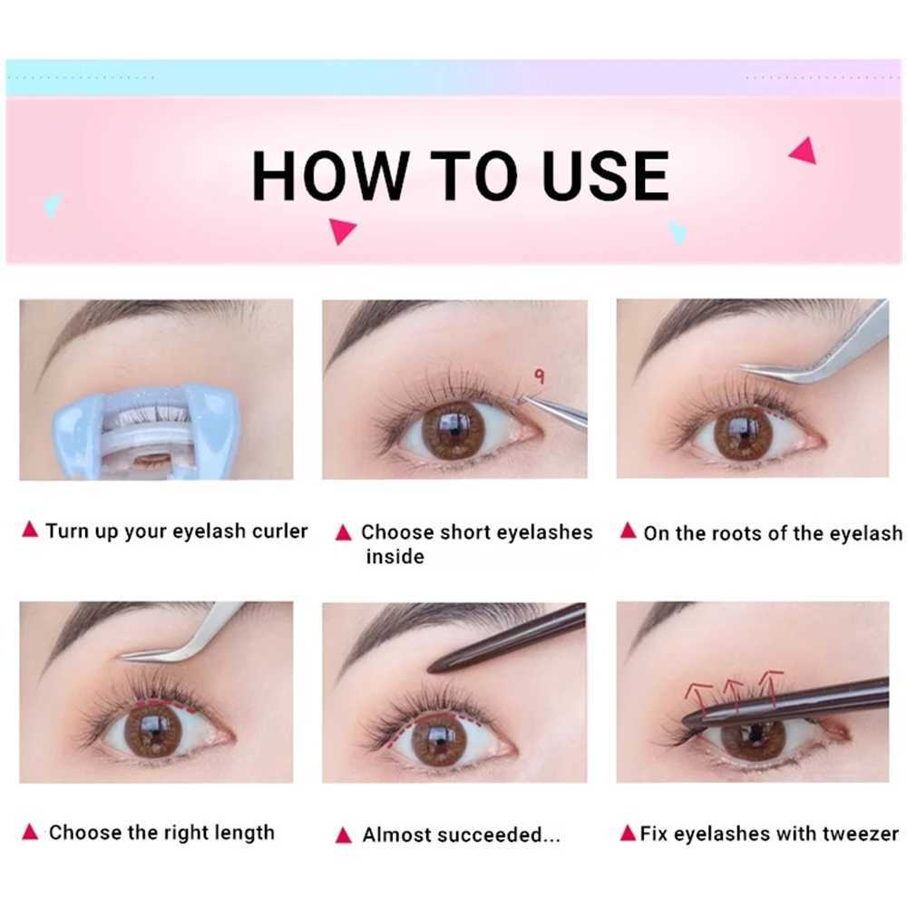 XMX Eyelash Extension Personal False Eyelash Professional Makeup Personal Cluster Eyelash Graffiti False EyelashW241024