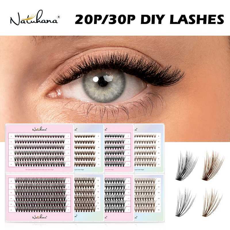 20D 30D polyester eyelash DIY color personal eyelash prefabricated volume fan artificial roll makeup toolW241024