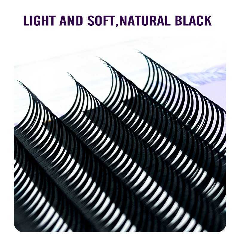 NATUHANA Wet Eyelash Extension 0.07mm Sharp Eyelash Manga Wispy Role Playing Lash FluffyW241024
