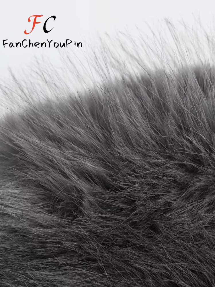 Autumn Winter New Women's Coat Fashion Warm Thick Fake Fur Tops Vintage Elegant Stylish Soft Exquisite Jackets Female