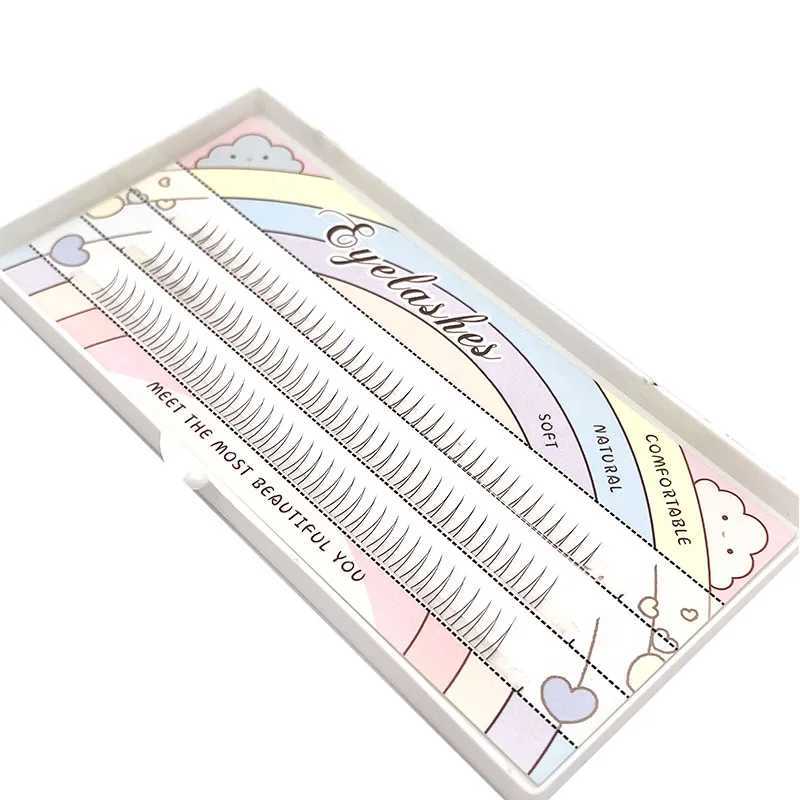 Personal eyelash 120 clusters V-shaped lower eyelashes 5/6/7mm natural lower eyelashes easy to transplant makeup extension toolW241024