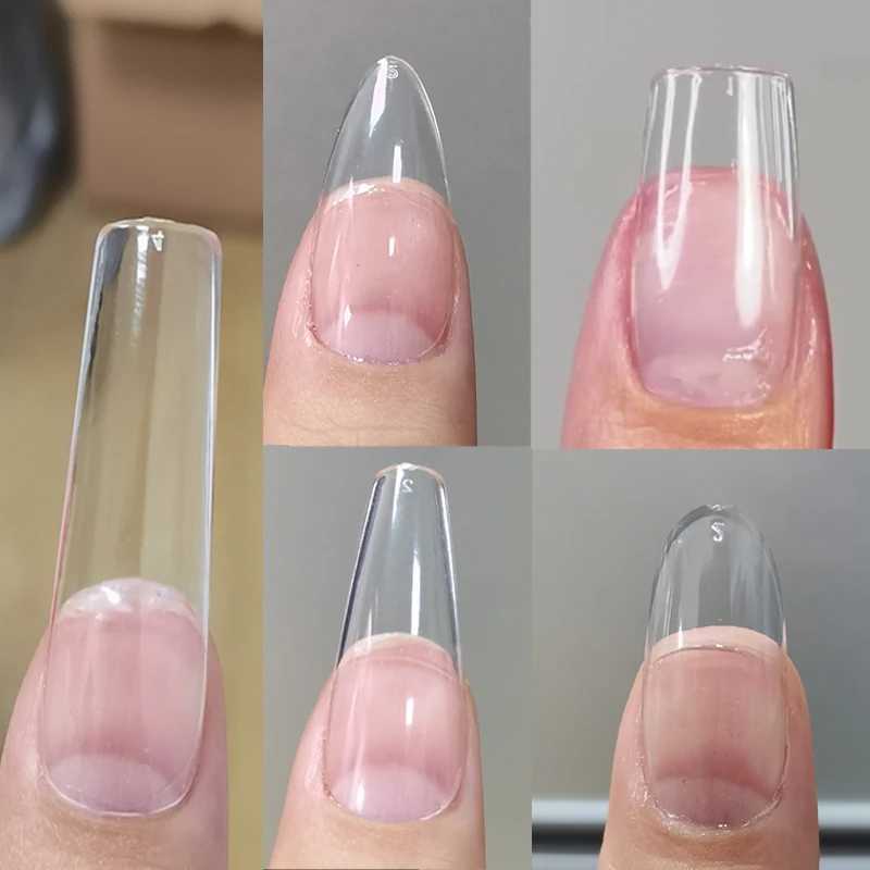 FILI 120Pcs Artificial nails XXL Extra False Nails Tips Press On Nail Soft Gel XL Short Coffin Almond Square Fake Nail CapsuleXJ241025