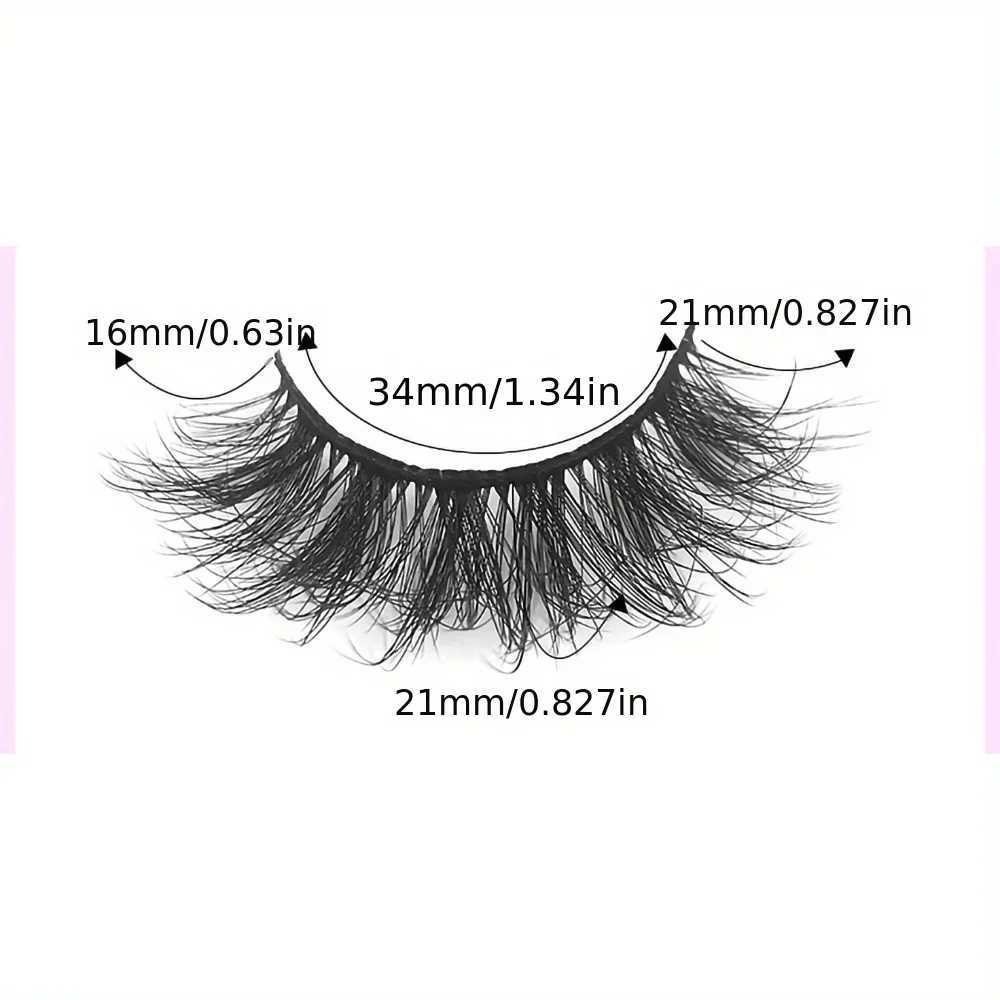 10 pairs of fluffy Russian striped eyelashes 3D false eyelashes makeup fluffy thick eyelashesW241024