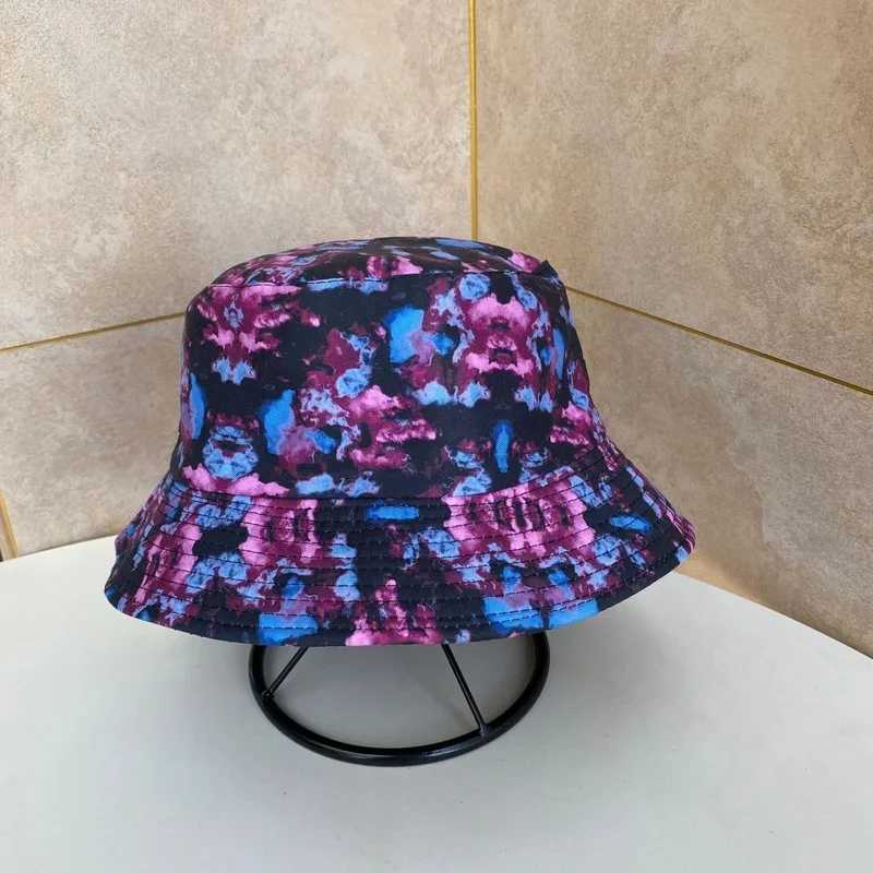 Zomer Tie Dye Bucket Hat for Men Women Reversible Fashion Hip Hop Hat Fisherman Bob Street Outdoor Travel Boys Girl Hat PanamaX241025