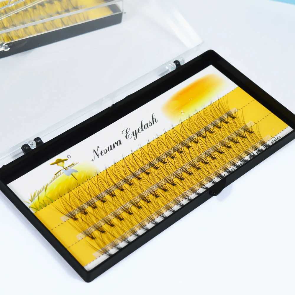 60 bundles of 10D natural soft mink eyelashes personal graffiti eyelashes extended Russian curly false eyelashes makeup CiliasW241024
