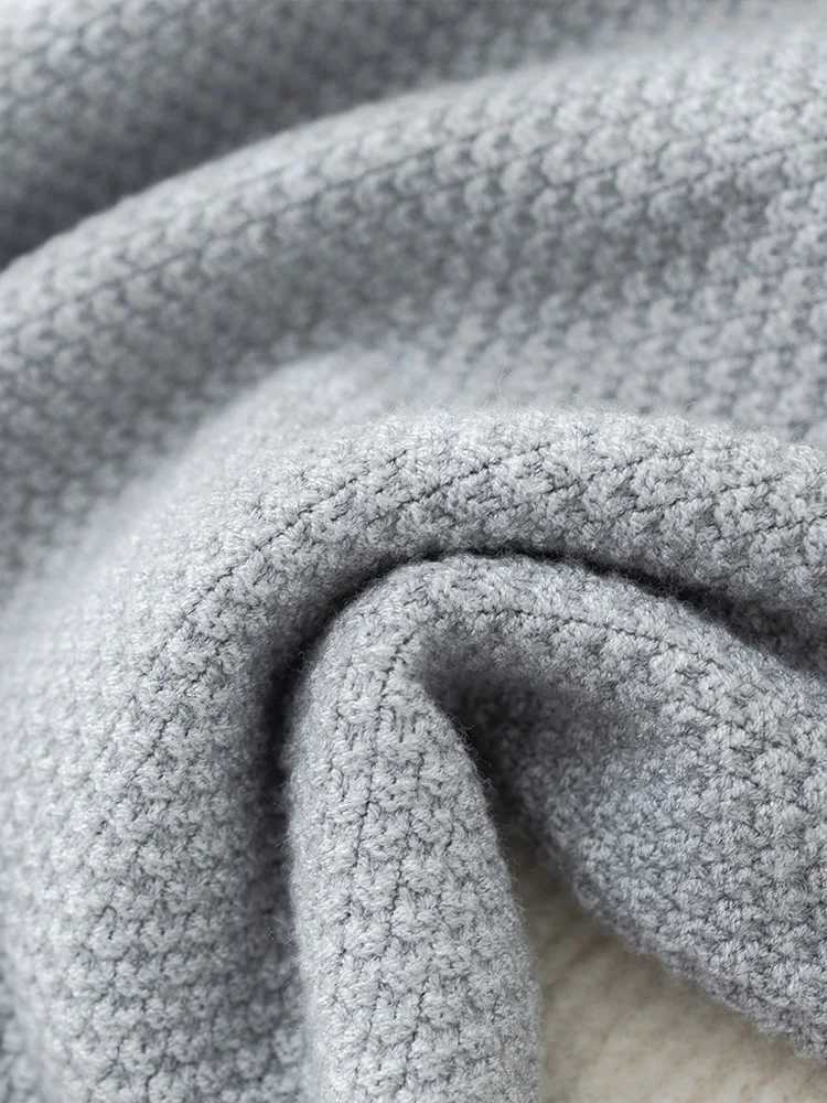 Twisted and clean colored knitted cardigan for autumn and winter suitable for boys children and toddlers W241025