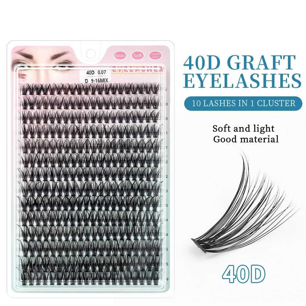 Personal eyelash extension false eyelash cluster natural Cilia mink eyelashes DIY 10D 20D 30D 40D 9-16mm 280 bundlesW241024