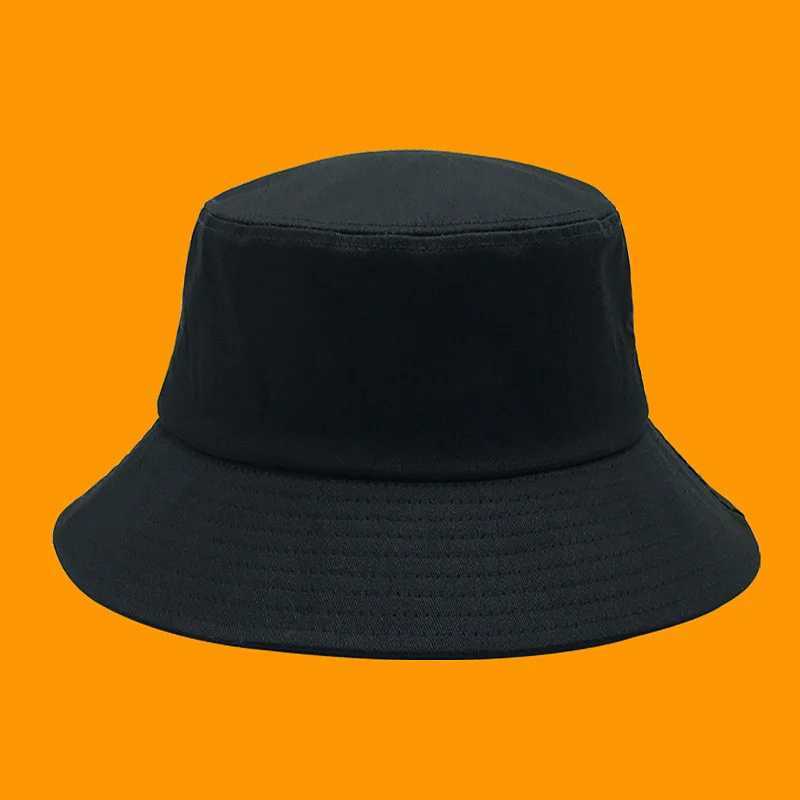 54-57cm 57-60cm 60-63cm Small Size Bucket Hat for Ladies Beach Cotton Plain Panama Hats Big Bone Man Plus Size Fishing Sun CapX241025