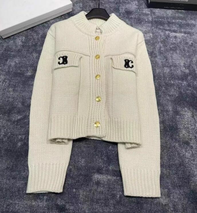 CE1266 luxury sweaters womens long sleeve High elasticity designer sweater women knitted cardigan