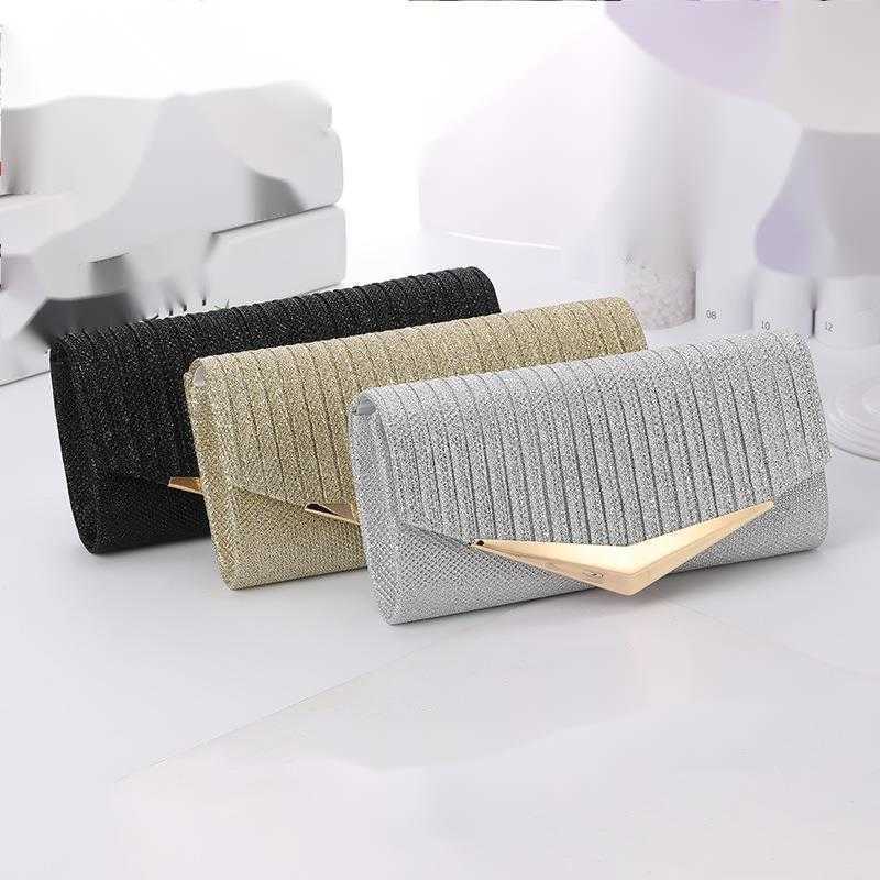 CMM New Womens Dinner Bag Solid Color Flip Wedding Bag Dress Bag Chain Bag Womens Dinner Bag