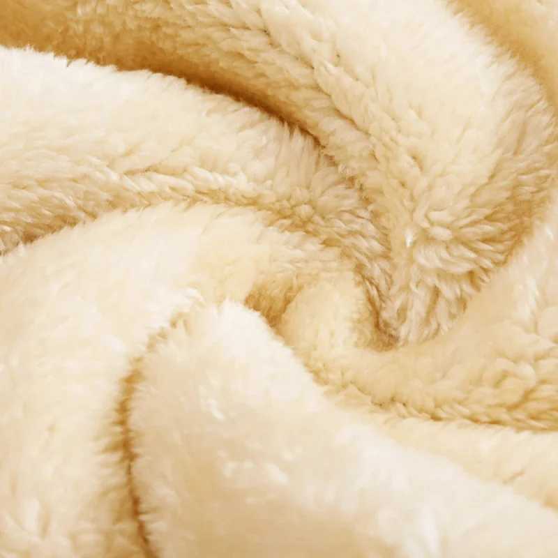 Winter thick zipper hooded sweatshirt mens Lambswool hooded jacket womens casual hot sweater T-shirt plus size jacket W241024