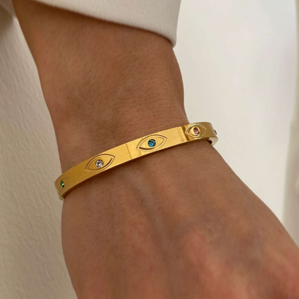 Classic Bracelet for Women Bangle Stainless Steel Designer Cuff Jewelry Diamond design for Woman Party Gift