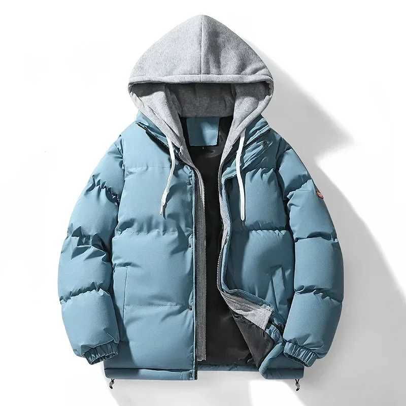Autumn/Winter Vacation Two Piece Set 2024 Korean Edition Fashion LTI Functional Jacket Mens Cold proof and Warm Cotton Jacket W241024