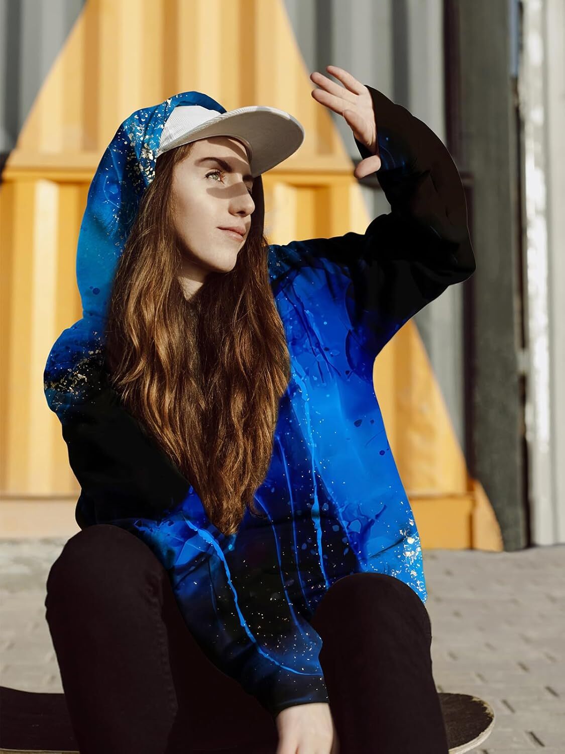 Hoodie for Mens Womens 3D Print Hoodies for Teen Boys Pullover Hoodie Sweatshirt for Birthday Gift Graphic Hoodies sweatshirt Fashionable and Warm