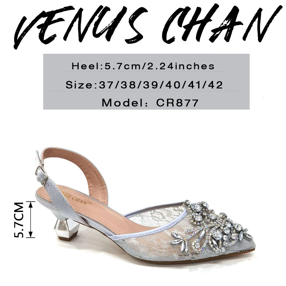 African Fachion Evening Shoes and Matching Bag Italian Womens Diamond Bag High Heels Corner Toes Womens Shoes 241024