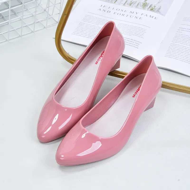 High Quality Cresfimix Sapatos Womens Fi Lightweight Round Toe Comfortable Spring and Summer Anti slip Waterproof Rain Shoes A1556 T241024