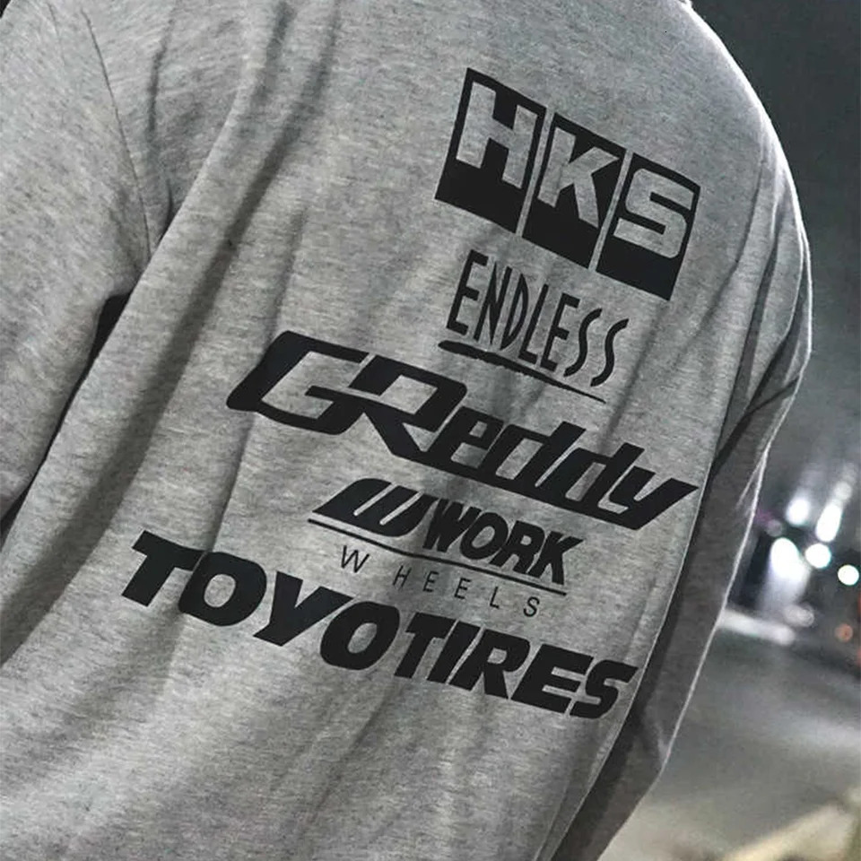 Arrivals Autumn and Winter Japanese JDM Modified Car Style ENDLESS Pure Cotton Adult Racing Sport Unisex Pullover 241010