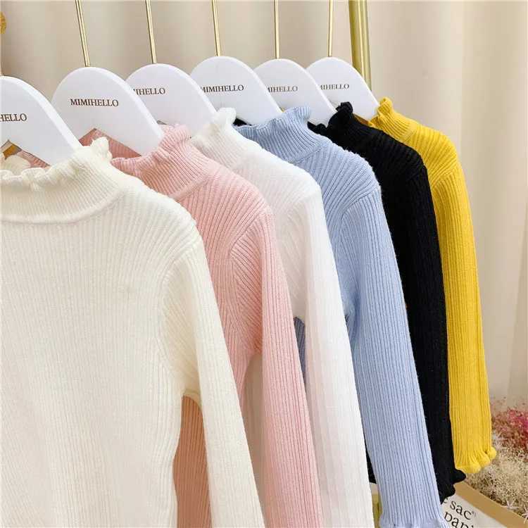 2022 Ins New Winter Fashion Baby Girls Pullover Sweaters Autumn Girls Jumpers Pullover W241025
