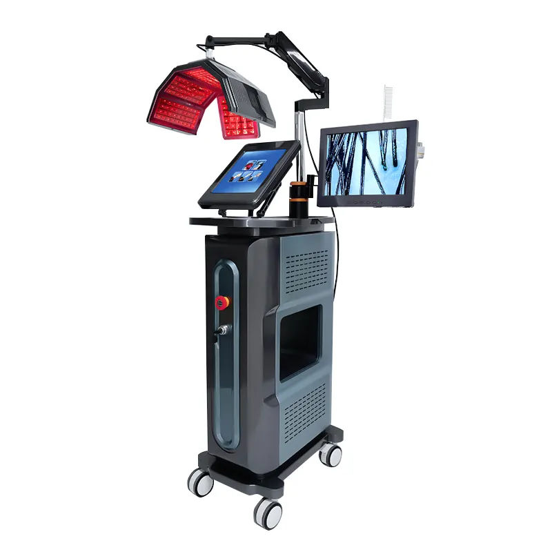 Red Light Therapy Laser Hair Growth Machine Diode Bald Hair Growth Machine 262 led Light Ozone therapy