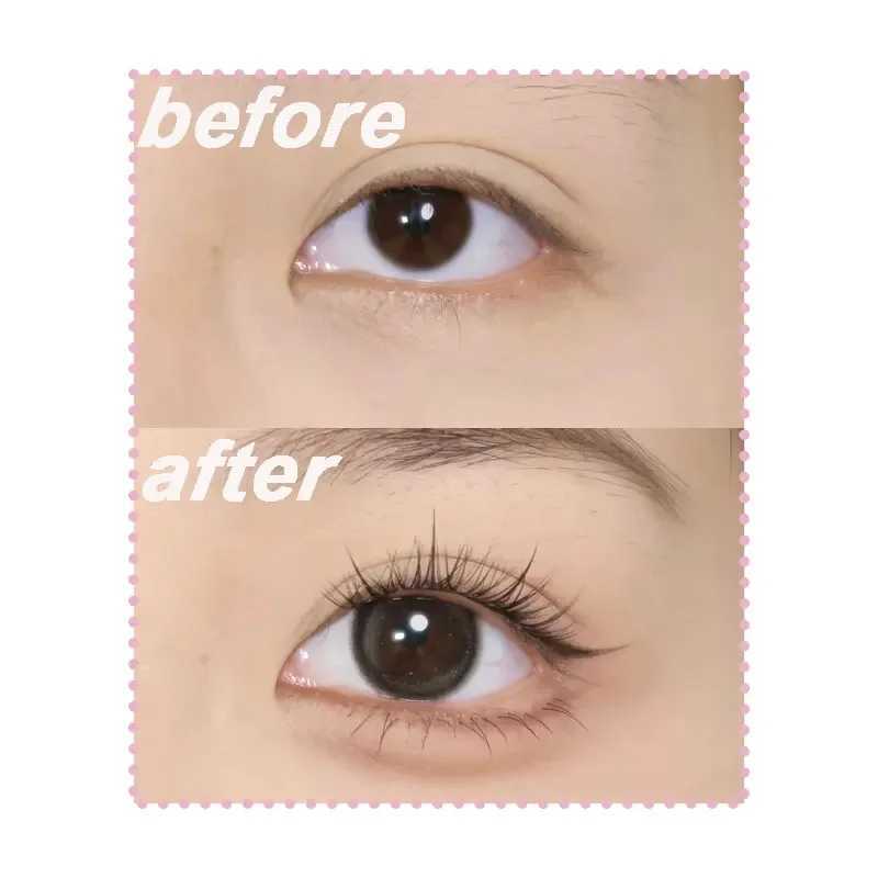 Natural eyelash clusters DIY manga eyelashes transparent stem eyelashes soft false eyelashes daily makeupW241024