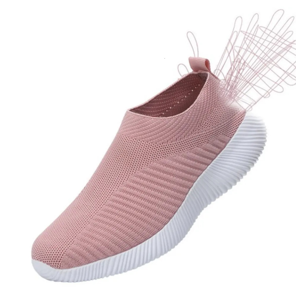 EOFK Womens Mesh Breathable Loafers Sports Shoes Solid Color Summer Walking Casual Shoes 241024