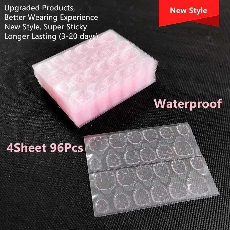 24Pcs/Box French Fake Nails Press On Stiletto False Nail Tips Sticker Nail Set Nail ArtXJ241025