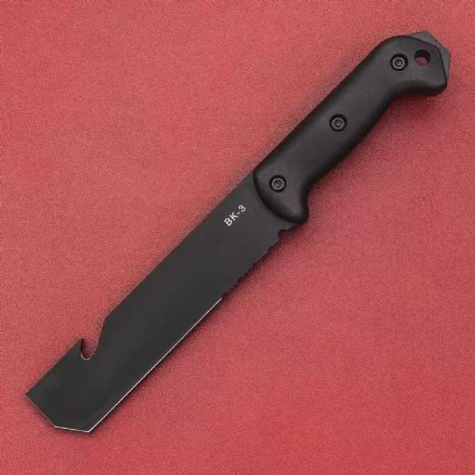 KA-BAR-BK3 Wildlife Hunting Knife Emergency Tool Fishing Mountain Diving Camping Outdoor Knife X241024