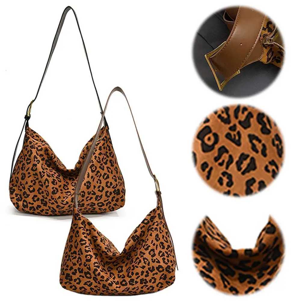 Women Tote Bag Large Capacity Leopard Hobo Handbag Pu Zipper Satchel Adjustable Shoulder Straps for Work Shopping and Travel 241025
