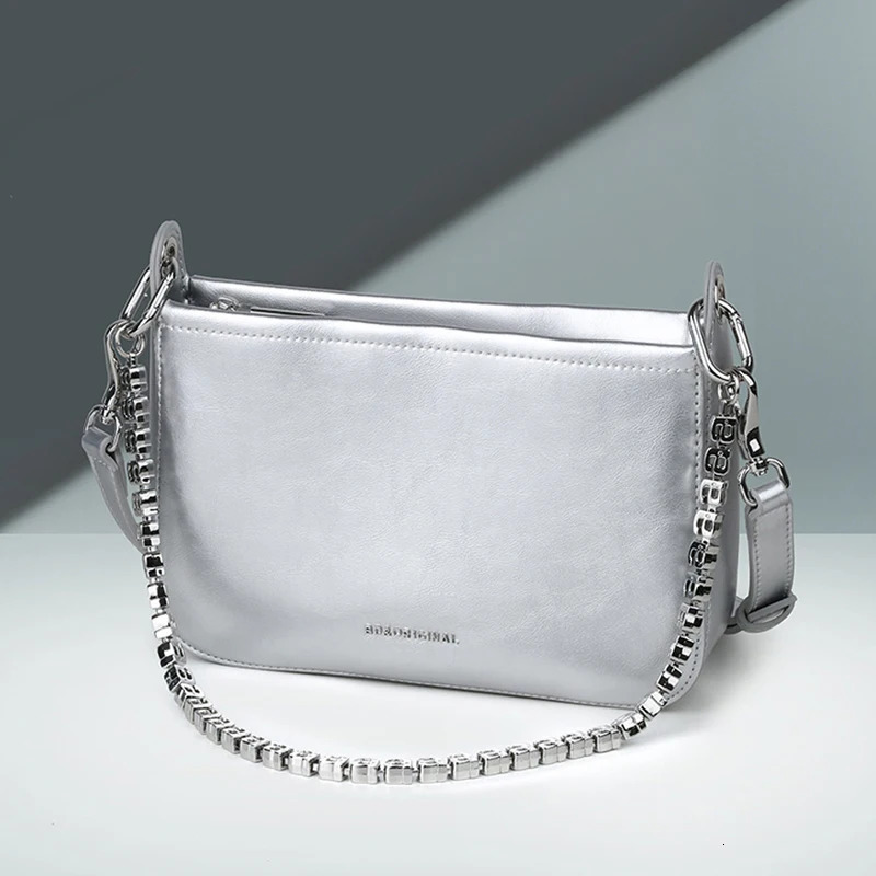 Women Genuine Leather bag crossbody ner handbag chain womens shoulder 241021