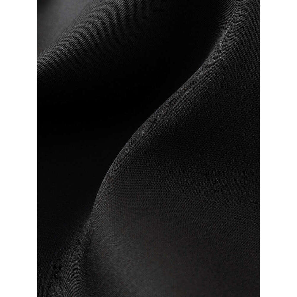 FSLE French White A-E For Women's Summer 2024 New Temperament Umbrella High Waisted Satin Long Skirt 24Fs12238